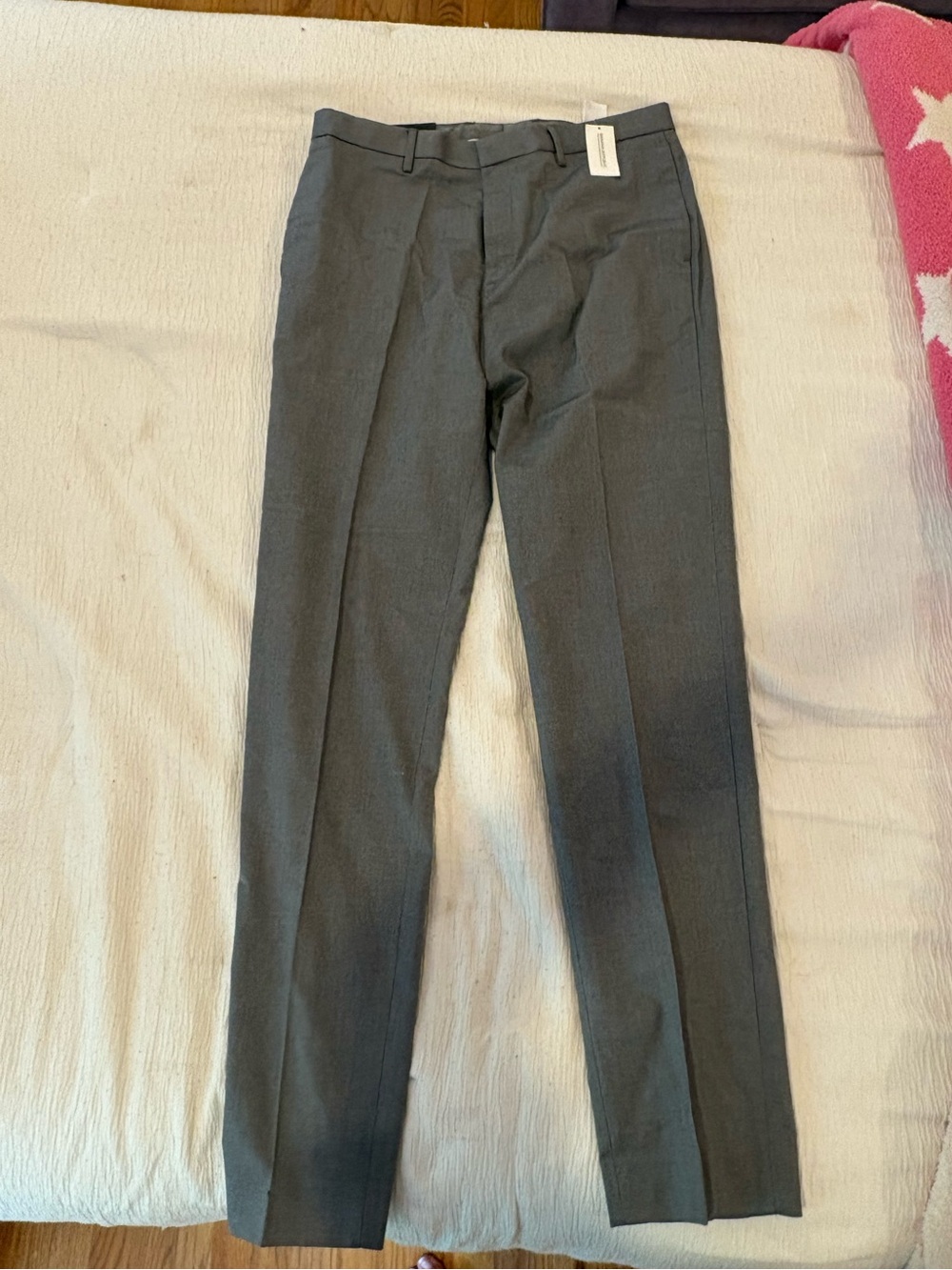 NWT MENS - Banana Republic Men's Charcoal Gray Dress Trousers